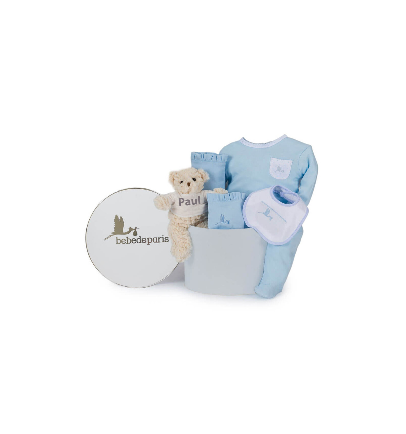 BebeDeParis, Regalos de Lujo para Bebés Recién Nacidos, Canastilla Bebé  Clásica, Cesta de Regalo Bebé Personalizada