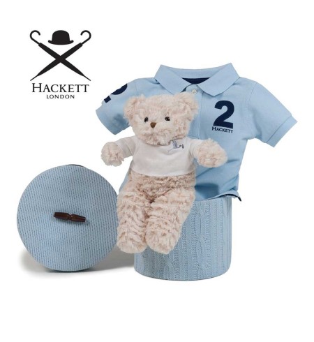 Canastilla Bebé Hackett Polo Azul