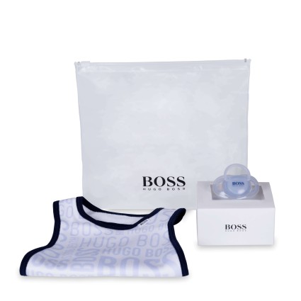 Set babero y chupete Hugo Boss