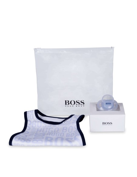 Set babero y chupete Hugo Boss